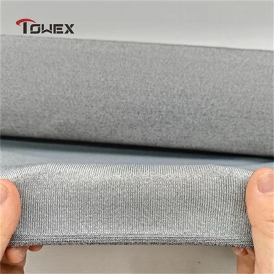 코어-감싼 신축성 UHMWPE 원단